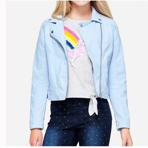 Justice Faux Leather Jacket